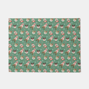 Christmas Pembroke Welsh Corgi Dogs Doormat