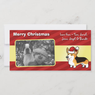 Christmas Pembroke Welsh Corgi Holiday Card