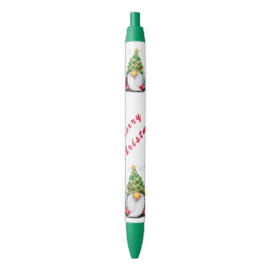 Christmas Pen Gift Gnome with Christma Tree Hat
