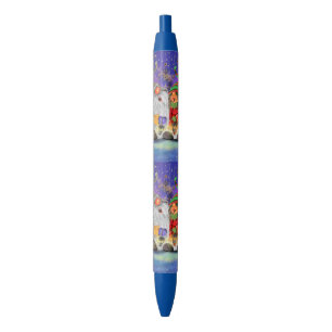 Christmas Pen Gift with Happy Gnomes Singing