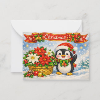 Christmas Penguin★ Card
