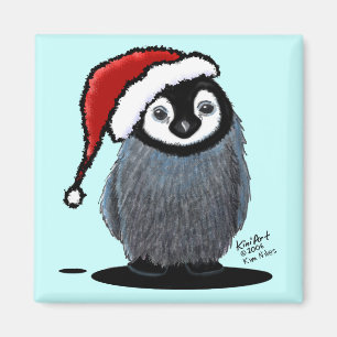 Christmas Penguin Chick Magnet