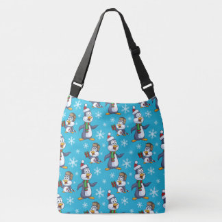 Christmas Penguin Crossbody Bag