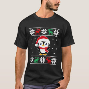 Christmas Penguin Funny Classic Ugly Sweater Girl