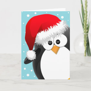 Christmas Penguin Holiday Card