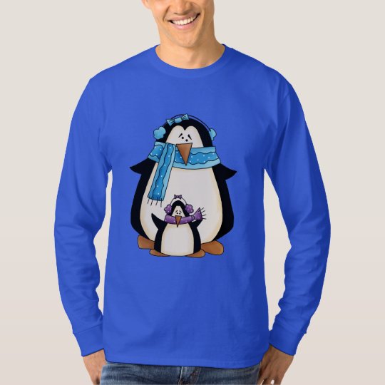Christmas penguin Holiday cartoon t-shirt