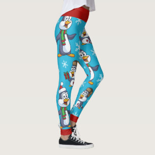 Christmas Penguin Leggings