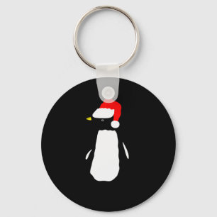 Christmas Penguin Pajamas Shirt Keychain