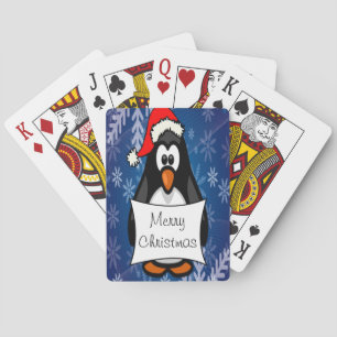 Christmas Penguin Playing Cards