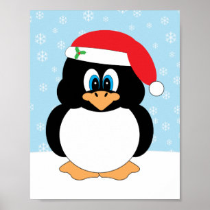 Christmas Penguin Print