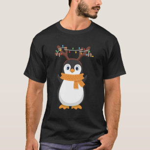 Christmas Penguin Reindeer Santa Holiday Pajama 20 T-Shirt