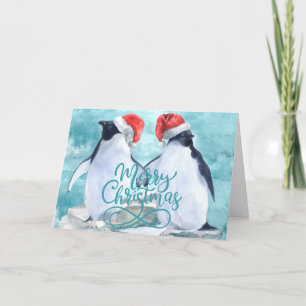 Christmas Penguins Holiday Card