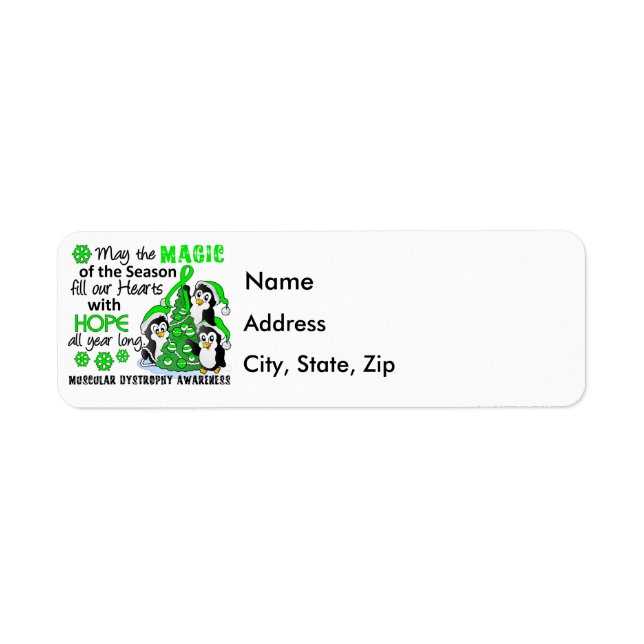 Christmas Penguins Muscular Dystrophy (Front)