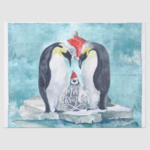 Christmas Penguins Tissue Paper