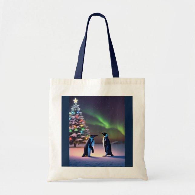 Christmas Penguins 🎄Tote Bag (Front)