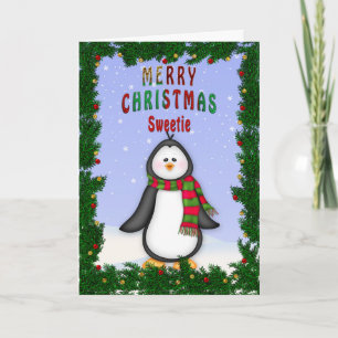 CHRISTMAS PENQUIN - KIDS HOLIDAY CARD