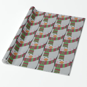 Christmas Penquin Wrapping Paper