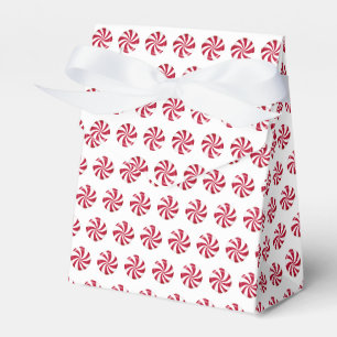 Christmas Peppermint Candies Favor Box
