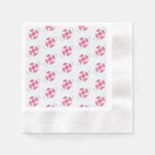 Christmas Peppermint Candy Napkin