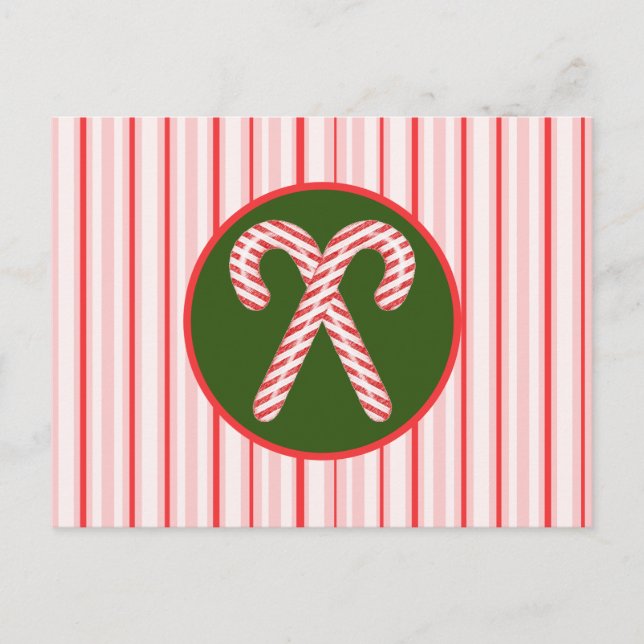 Christmas/peppermint postcard (Front)