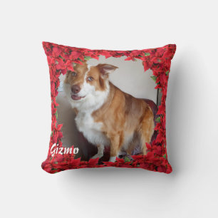 Christmas Personalised Pet Name/ Photo Throw Pillow