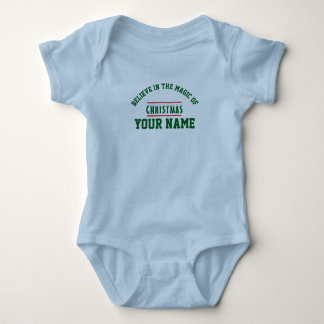 Christmas personalized Baby Jersey Bodysuit