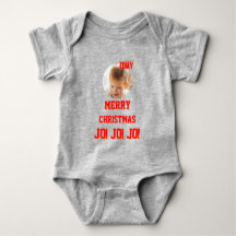 Christmas personalized Baby Jersey Bodysuit colour