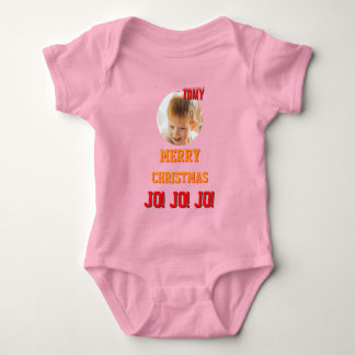 Christmas personalized Baby Jersey Bodysuit colour