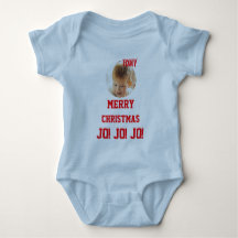 Christmas personalized Baby Jersey Bodysuit colour