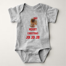 Christmas personalized Baby Jersey Bodysuit colour