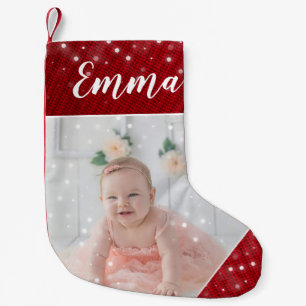 Christmas Personalized Kids Photo Stocking