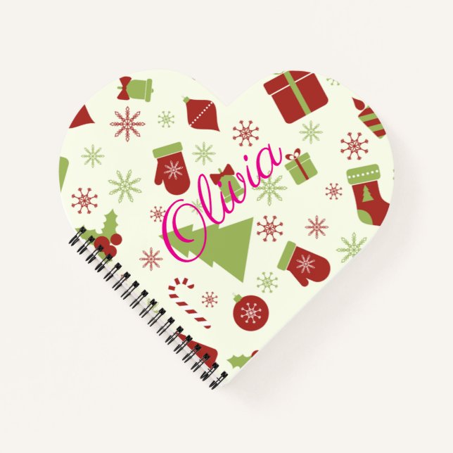 Christmas Personalized Notebook  (Front)