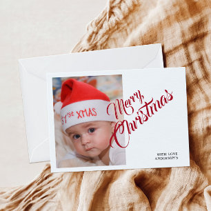 Christmas Personalized Photo Postcard