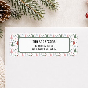 Christmas Personalized Return Address
