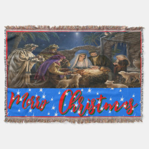 christmas, personalized,Throw, Fleece & Sherpa Th Throw Blanket