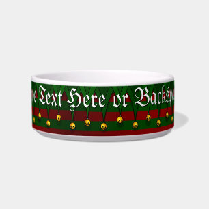 Christmas Pet Bowls Personalized Holiday Dog Bowl