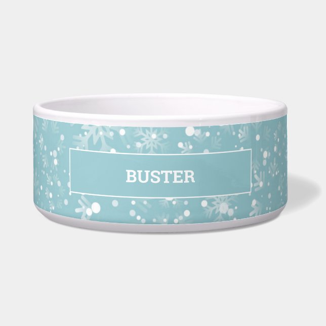 Christmas Pet Dog | Cat Personalized Bowl (Front)