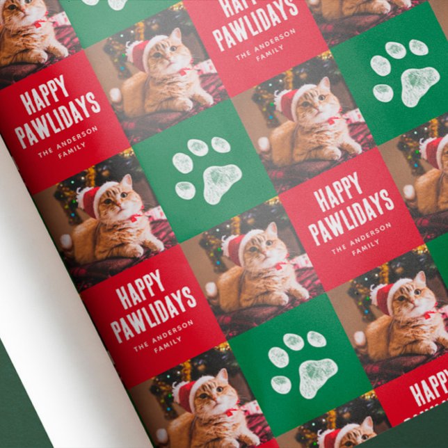 Christmas Pet Photo Wrapping Paper (Creator Uploaded)
