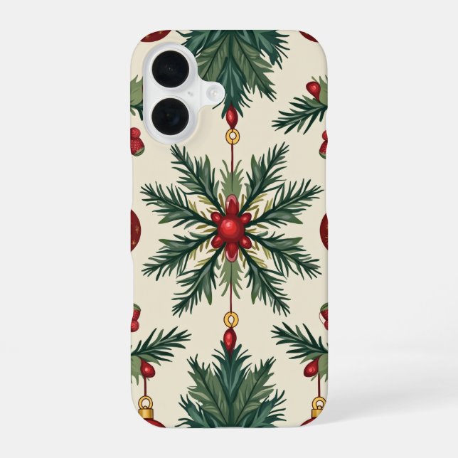Christmas Phone Case, Apple iPhone 16 Case (Back)