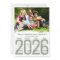 Christmas Photo 2026 Calendar New Year Green