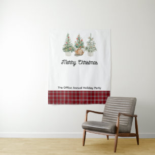 Christmas Photo Backdrop Photo Booth personalized Tapestry