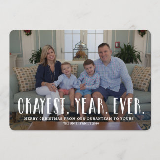 Christmas Photo Card Holiday Card Funny Pandemic