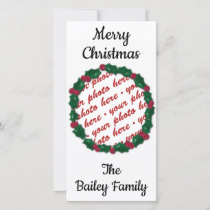Christmas Photo Card or Photo Gift Tag