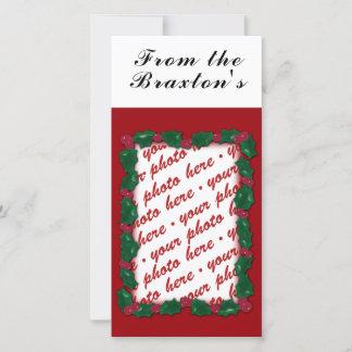 Christmas Photo Card or Photo Gift Tag