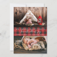 Christmas Photo Card - Silent-Less Nights