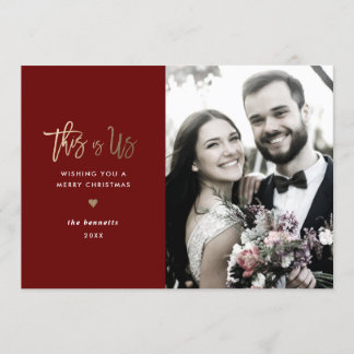 Christmas Photo Card *This Is Us*