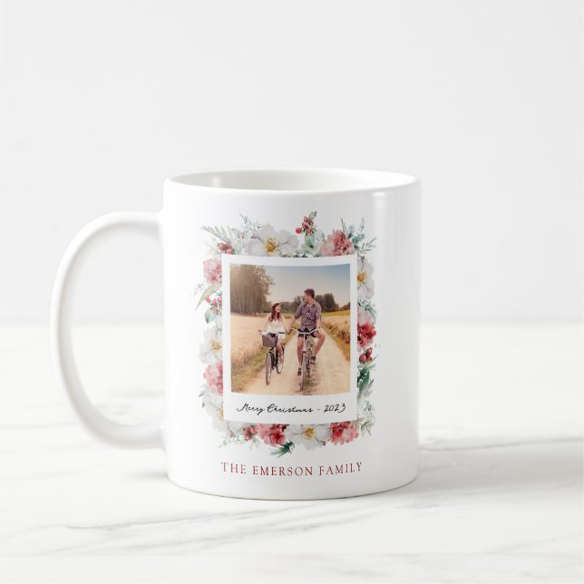 Christmas Photo Coffee Mug (Left)