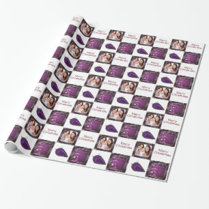 christmas photo customizable wrapping paper