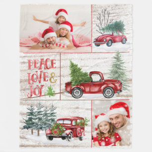 Christmas Photo Fleece Blanket
