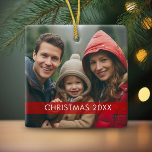 Christmas Photo Frame - Modern Ceramic Ornament
